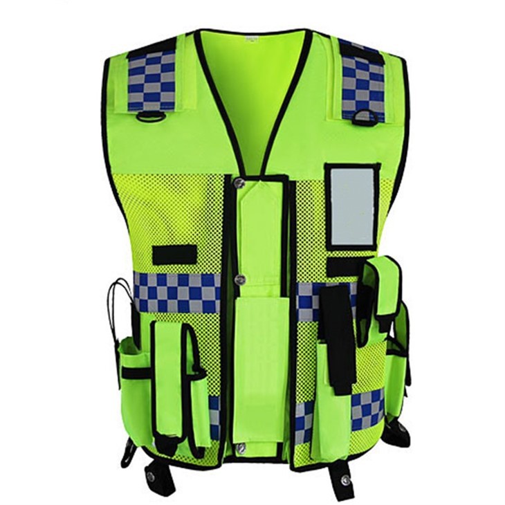 Áo khoác an toàn cảnh sát phản quang nâng cao tầm nhìn