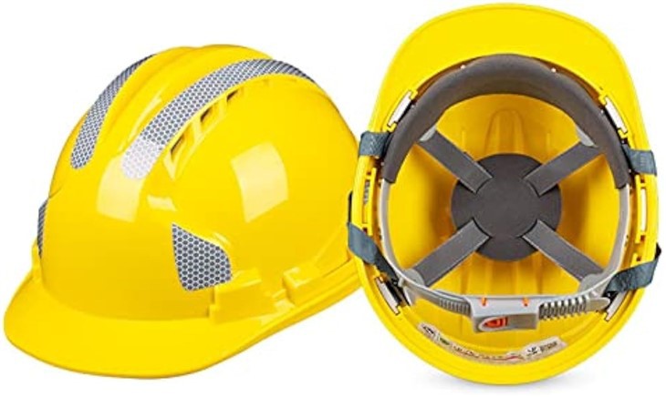 ABS Yellow Construction Safety Helmet