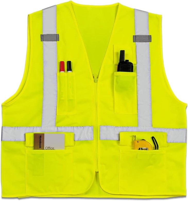 Fluorescent Yellow Safety Vest